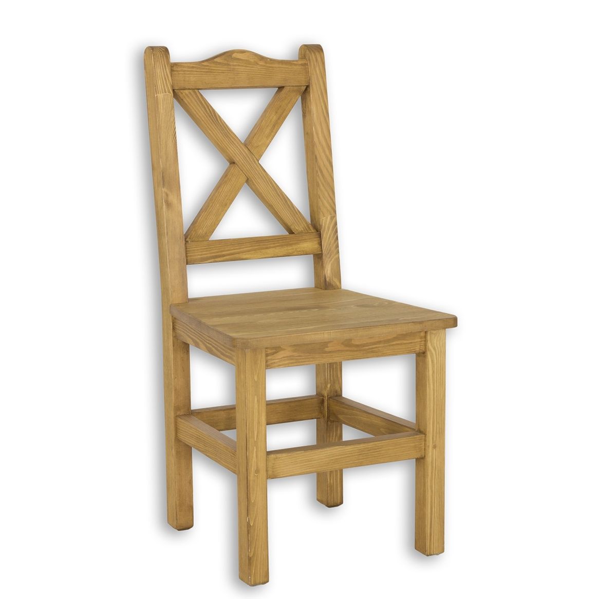 Jídelní židle masiv SIL 02 - K03 bílá patina - Nábytek Harmonia s.r.o.