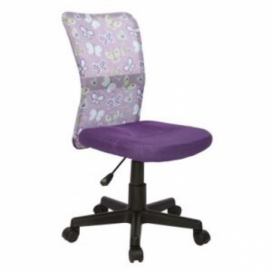 Halmar Dětská síťovaná židle Dingo, fialová