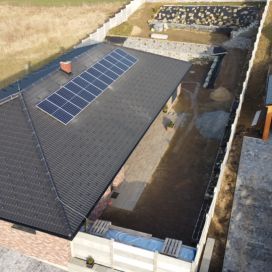 Domácí fotovoltaická elektrárna na klíč - realizace poblíž Jihlavy
