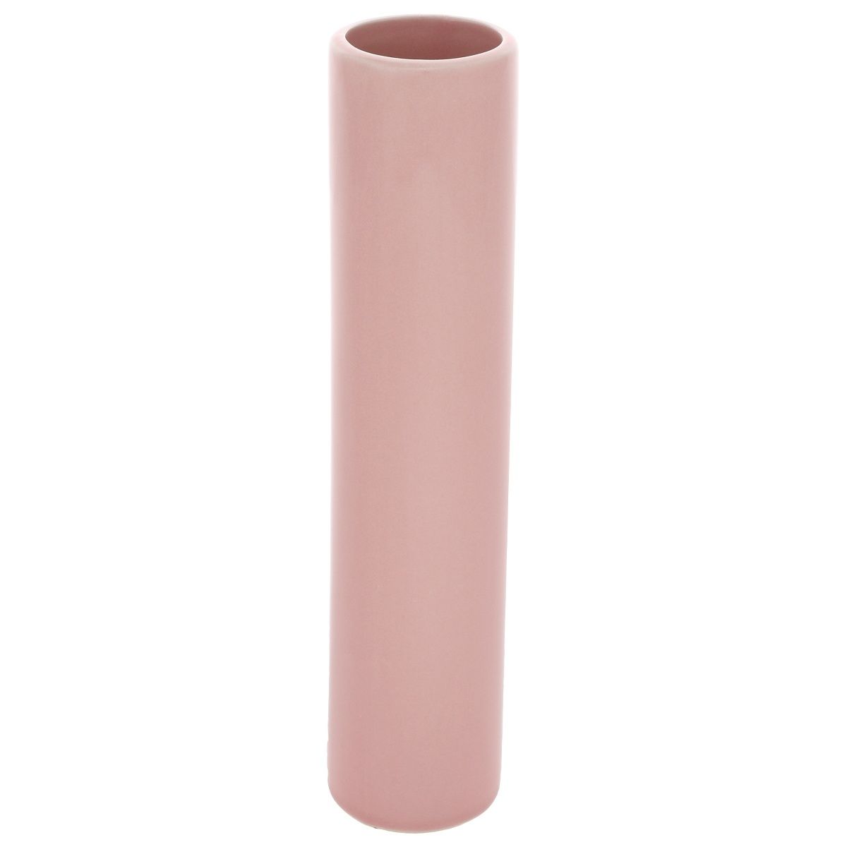 Keramická váza Tube, 5 x 24 x 5 cm, růžová - 4home.cz