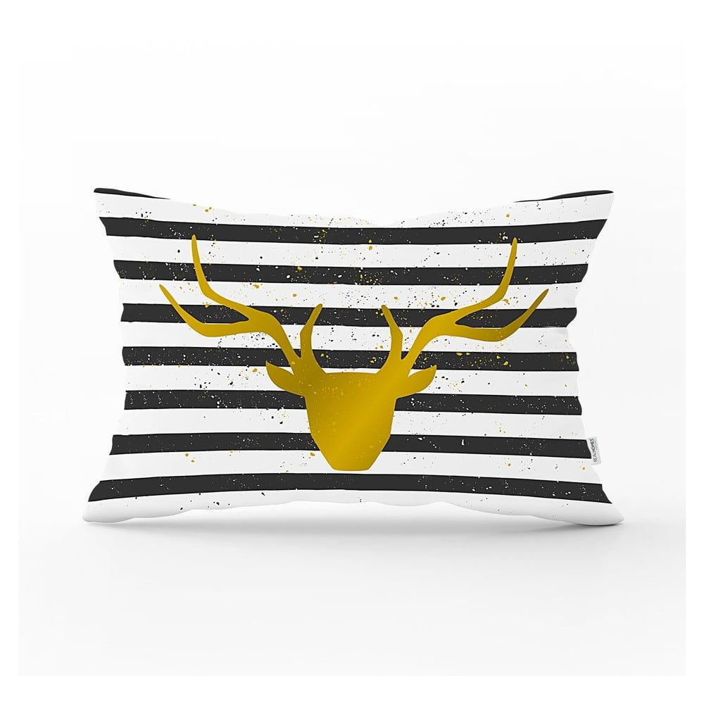 Dekorativní povlak na polštář Minimalist Cushion Covers Striped Reindeer, 35 x 55 cm - Bonami.cz