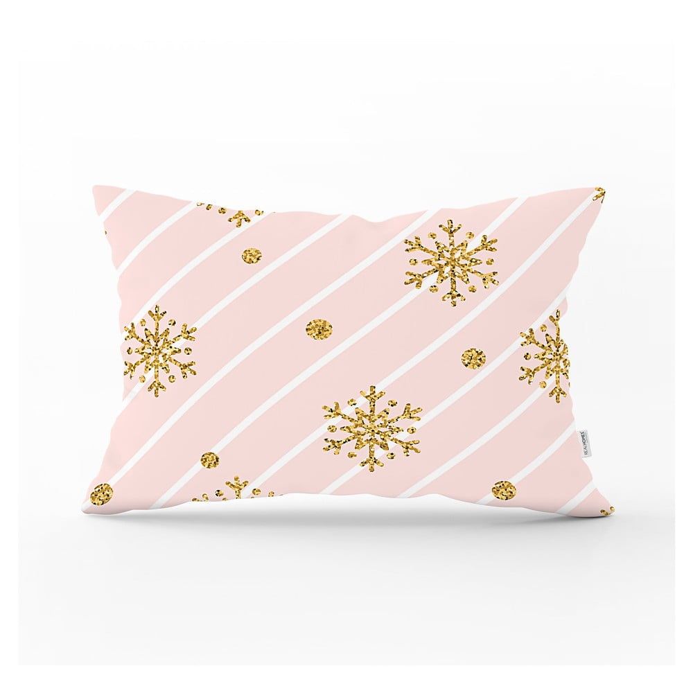 Vánoční povlak na polštář Minimalist Cushion Covers Golden Snowflake, 35 x 55 cm - Bonami.cz