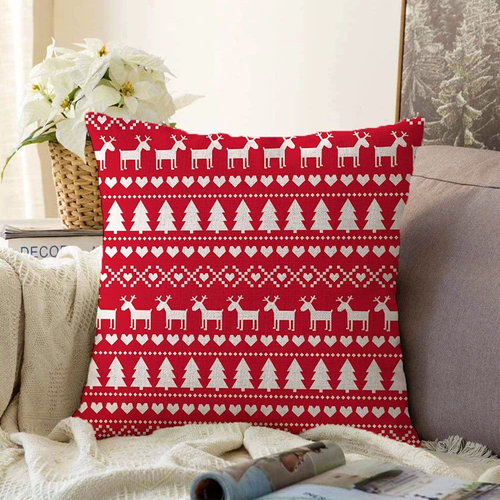Vánoční žinylkový povlak na polštář Minimalist Cushion Covers Merry Christmas, 55 x 55 cm - Bonami.cz