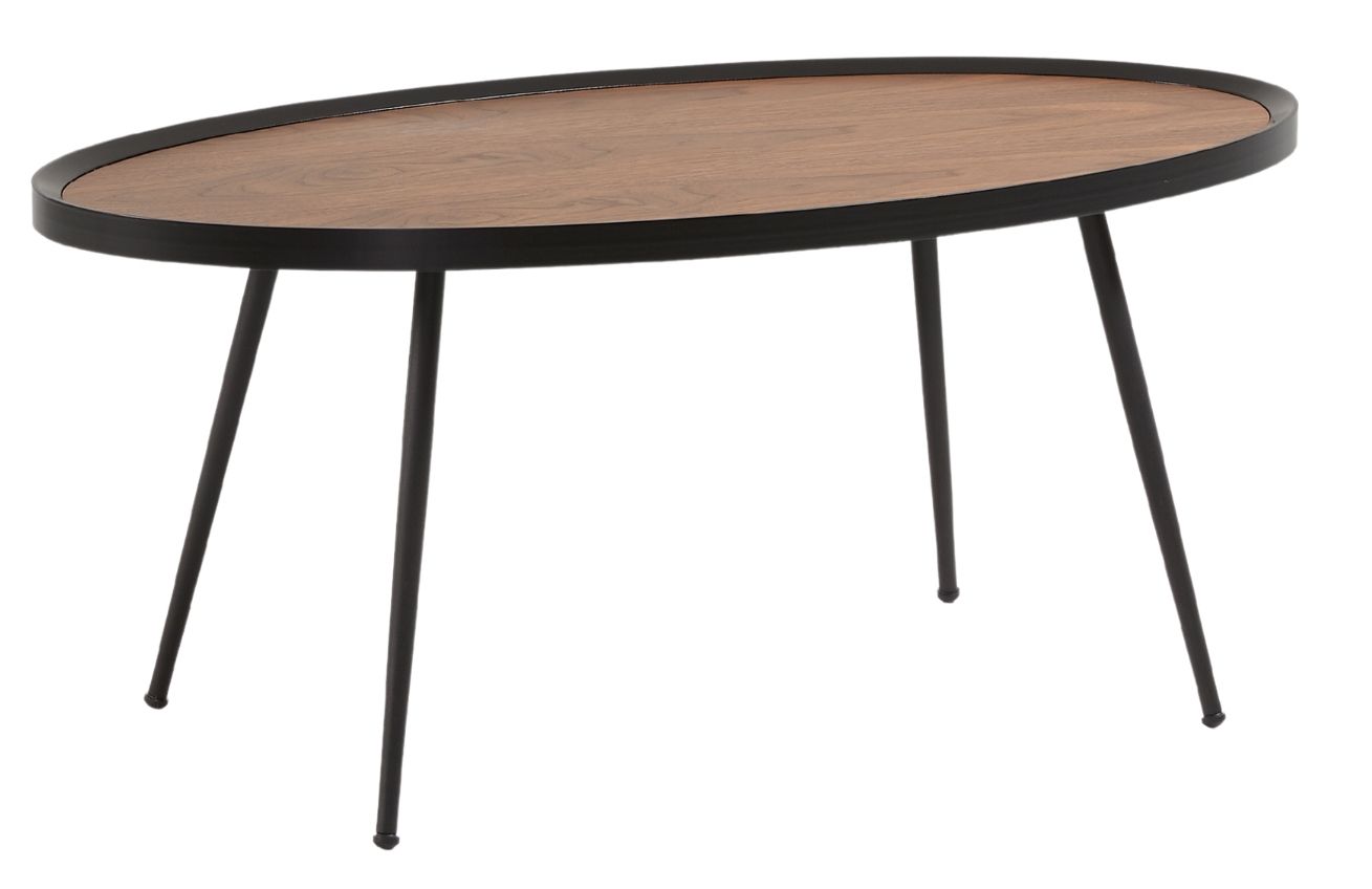 Ořechový konferenční stolek Kave Home Kinsley 102 x 56 cm - Designovynabytek.cz