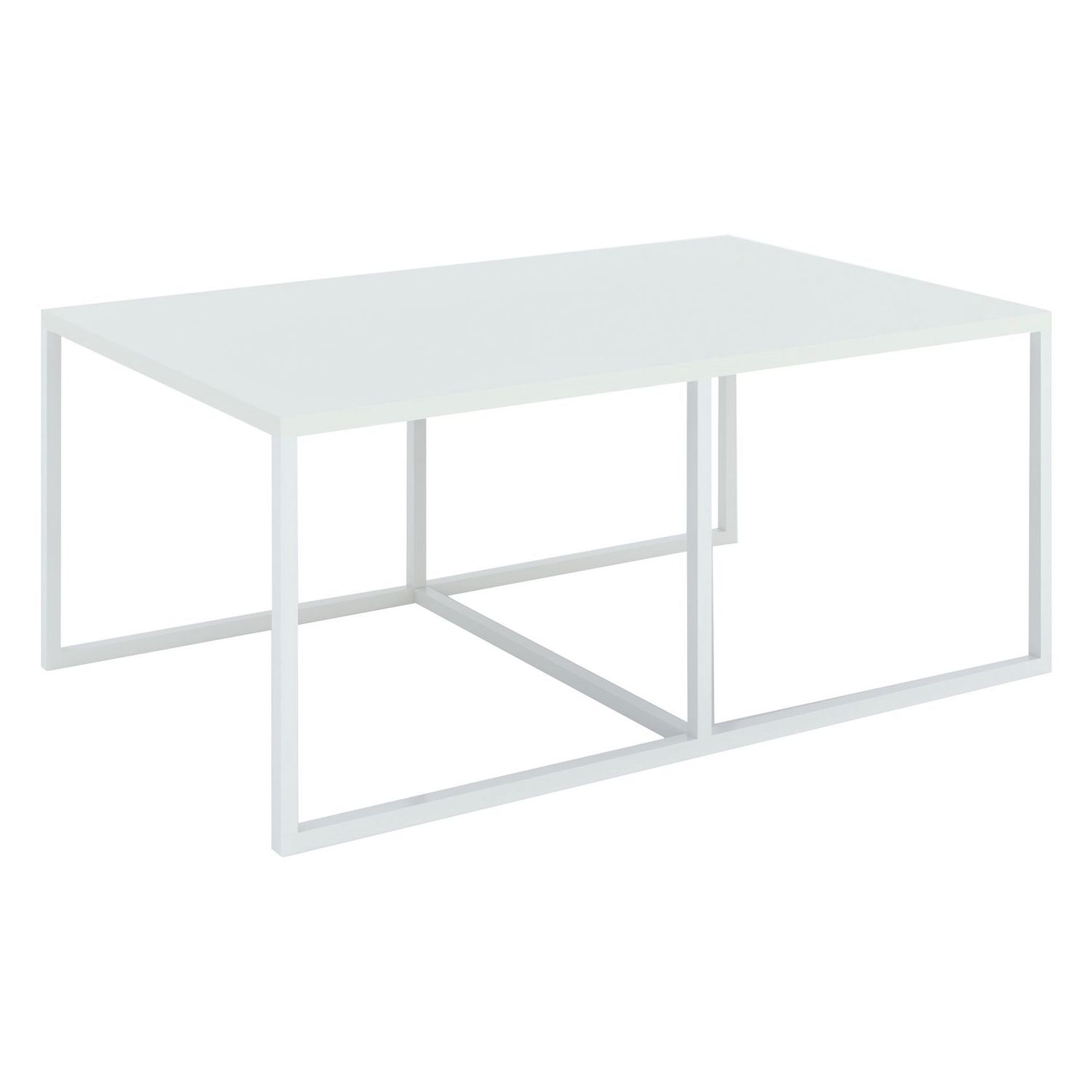 Konferenční stolek BARBOSSA 2 bílý - IDEA nábytek