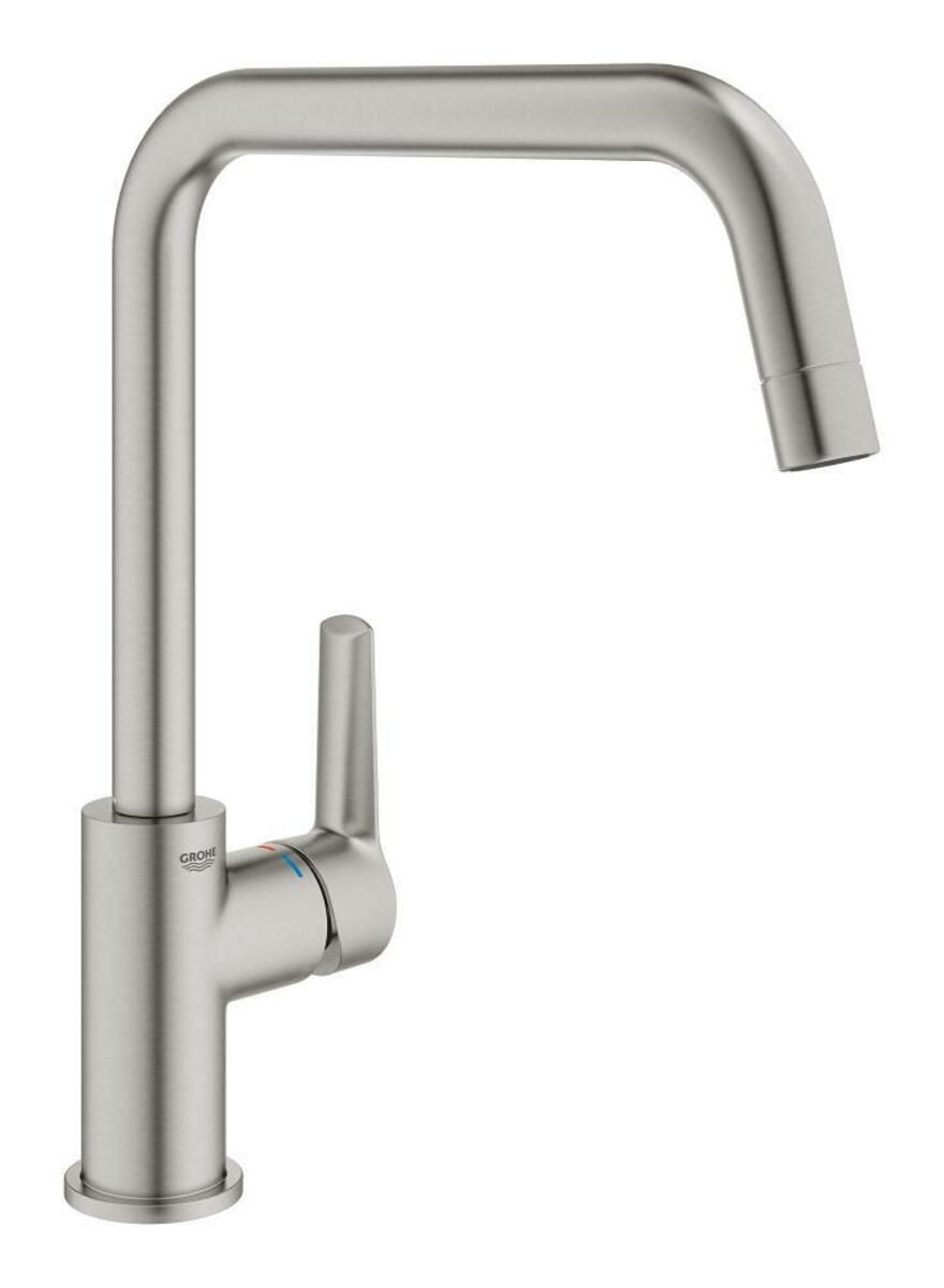 Dřezová baterie Grohe Start s otočným ramínkem supersteel 30470DC0 - Siko - koupelny - kuchyně