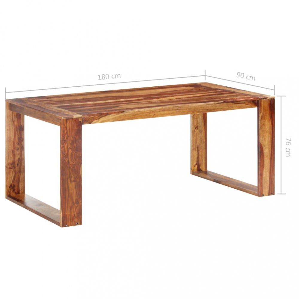 Jídelní stůl sheesamové dřevo Dekorhome 180x90x76 cm - DEKORHOME.CZ