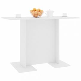 Jídelní stůl 110x60 cm Dekorhome Bílá