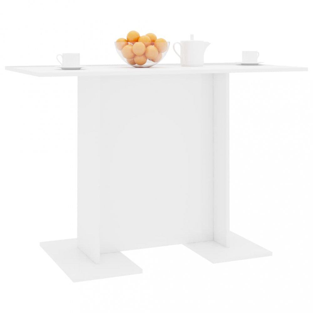 Jídelní stůl 110x60 cm Dekorhome Bílá lesk - DEKORHOME.CZ