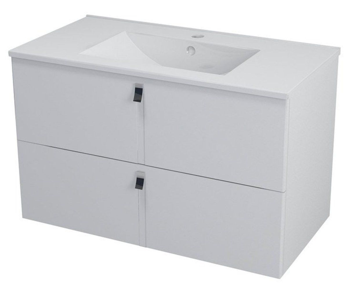 MITRA umyvadlová skříňka 89,5x55x45,2 cm, bílá - ERRA MITRA umyvadlová skříňka 89,5x55x45,2 cm, bílá - Siko - koupelny - kuchyně
