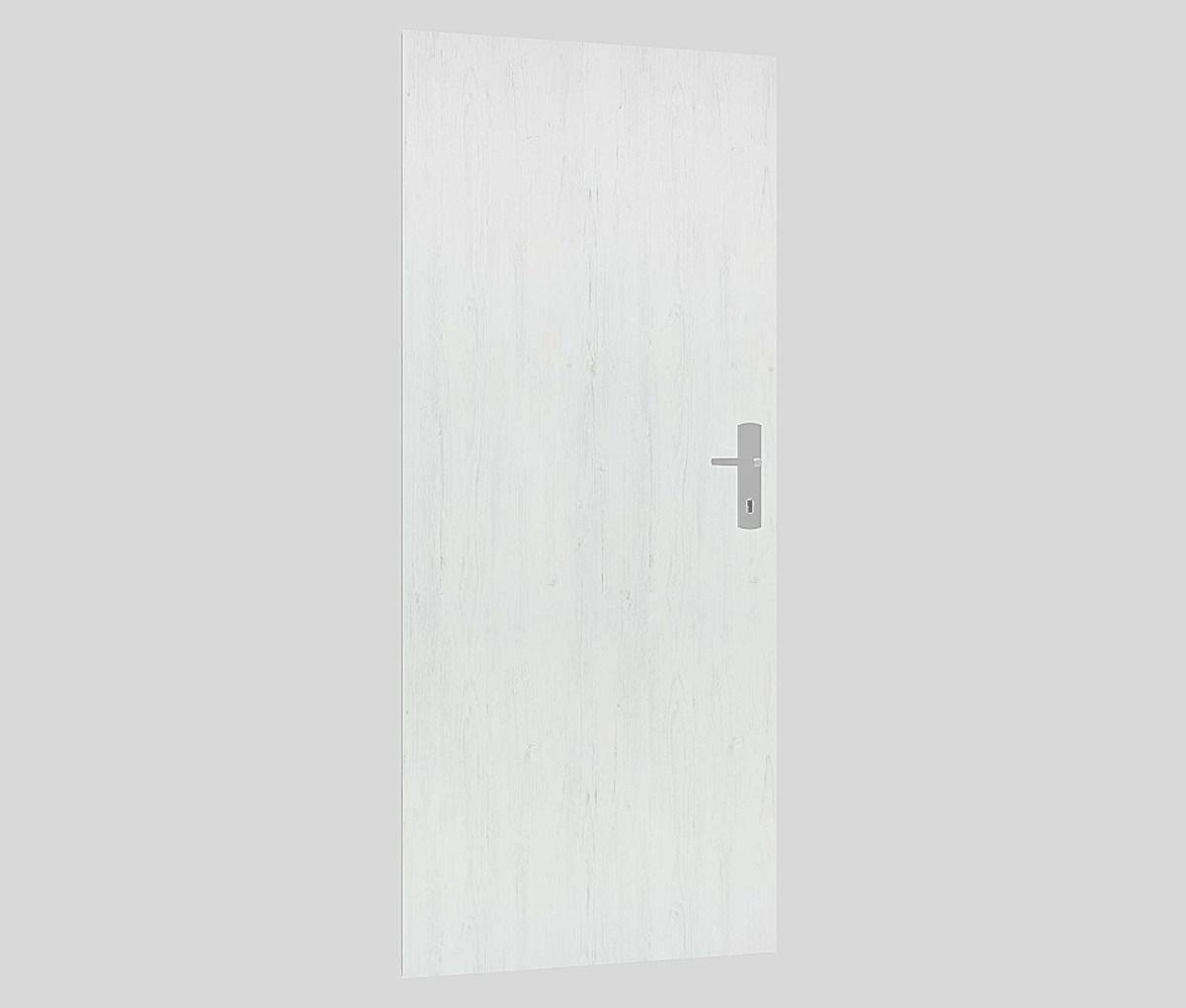 Bezpečnostní vchodové RC2 dveře Naturel Technické pravé 80 cm borovice bílá B2BB80P - Siko - koupelny - kuchyně