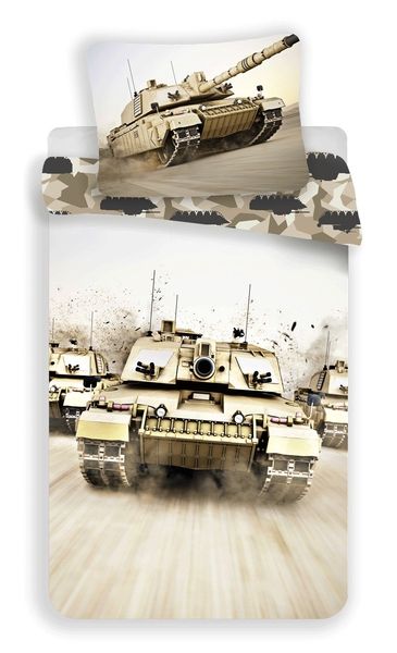 Jerry Fabrics povlečení bavlna fototisk Tank 140x200+70x90 cm  - POVLECENI-OBCHOD.CZ