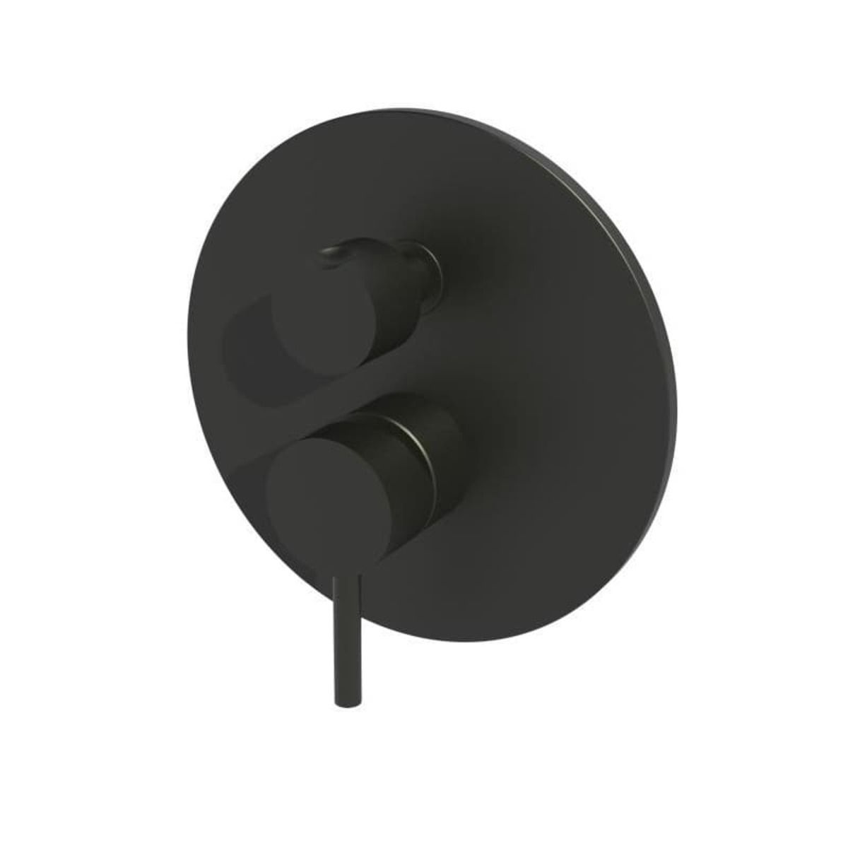 Sprchová baterie Paffoni Light s přepínačem černý mat LIG019NO - Siko - koupelny - kuchyně