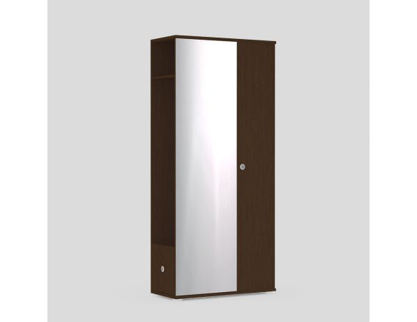Comad Koupelnová skříňka se zrcadlem vysoká Madera 803 1D dub artisan/grafit - Houseland.cz