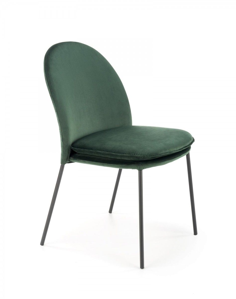 HALMAR Designová židle Clorissa tmavě zelená - Houseland.cz