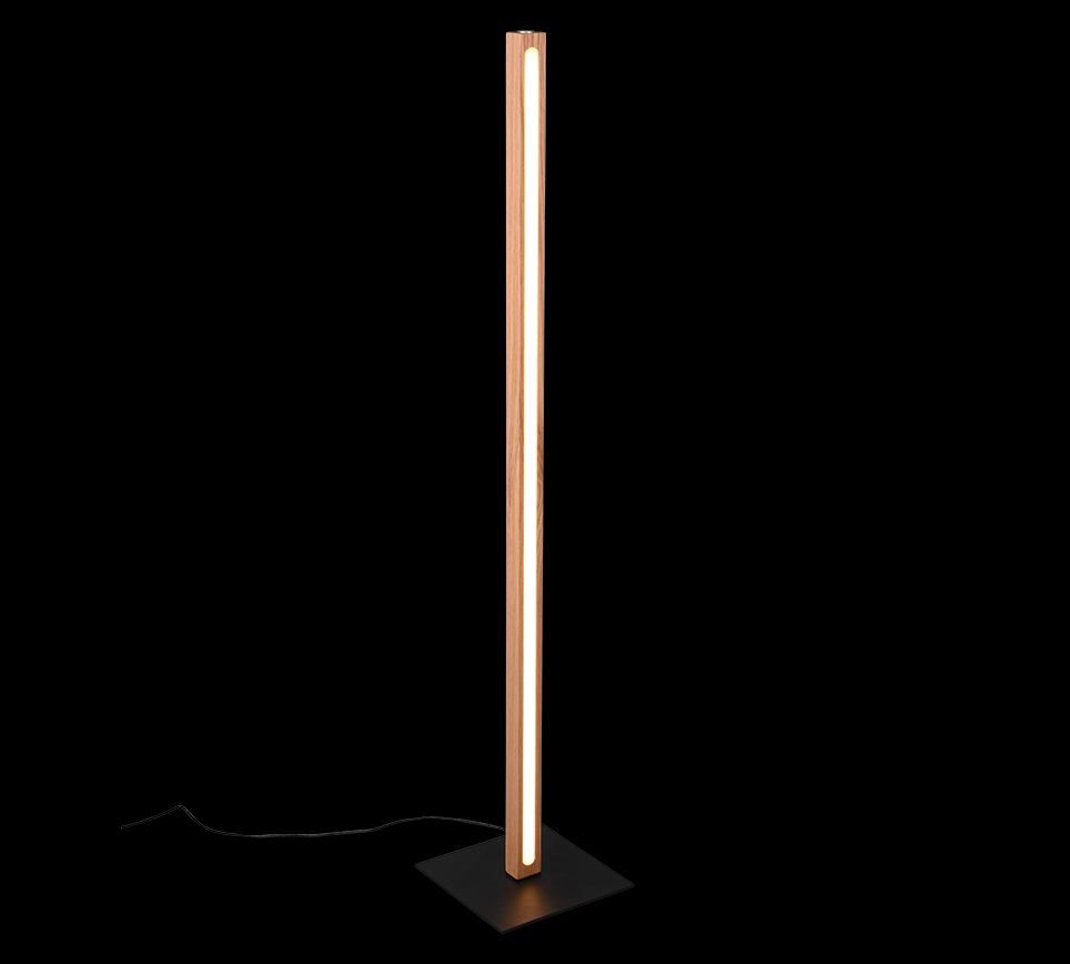 Trio 426410130 LED stojací svítidlo Bellari 1x20W | 2300lm | 3000K - funkce 4level switch, dřevo - Dekolamp s.r.o.