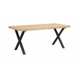 ROWICO jídelní stůl BROOKLYN dub nohy X 170x95 cm