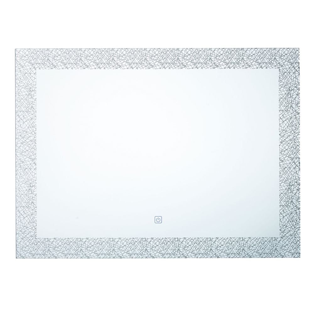 Nástěnné zrcadlo s LED osvětlením 60 x 80 cm NEXON - Beliani.cz
