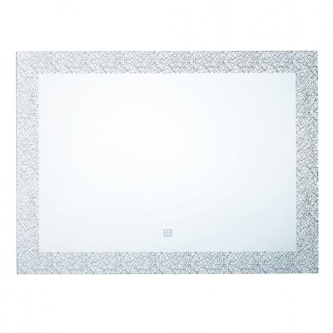 Nástěnné zrcadlo s LED osvětlením 60 x 80 cm NEXON Beliani.cz
