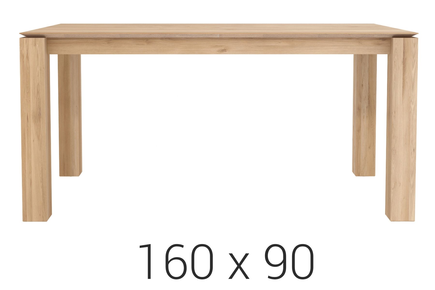 Ethnicraft designové jídelní stoly Slice Dining Table (160 x 76 x 90 cm) - DESIGNPROPAGANDA