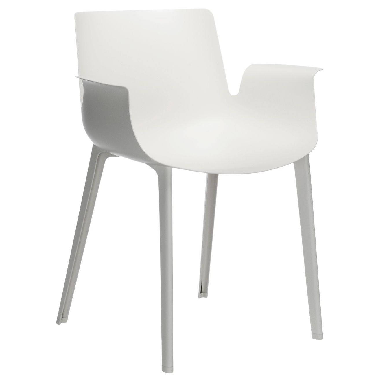 Výprodej Kartell designové židle Piuma (bílá) - DESIGNPROPAGANDA