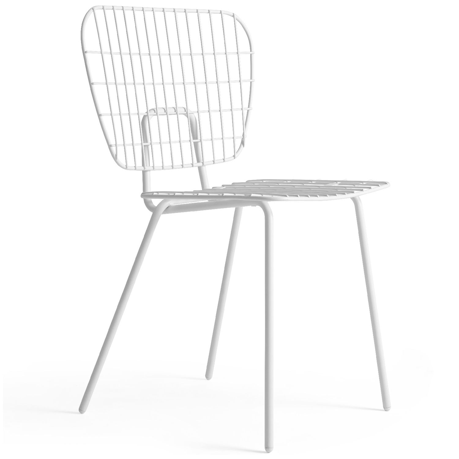 Audo Copenhagen Menu designové židle WM String Dining Chair (bílá) - DESIGNPROPAGANDA