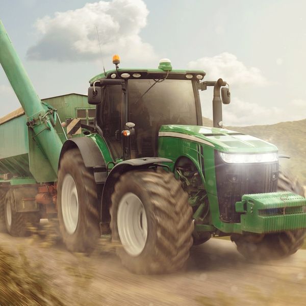 Povlak na polštářek Traktor &quot;Green&quot;40x40 cm  - POVLECENI-OBCHOD.CZ