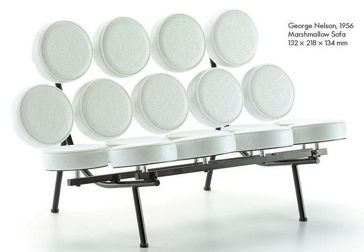 Vitra designové miniatury Marshmallow Sofa - DESIGNPROPAGANDA