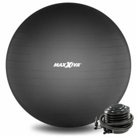 MAXXIVA Gymnastický míč Ø 55 cm s pumpičkou, černý