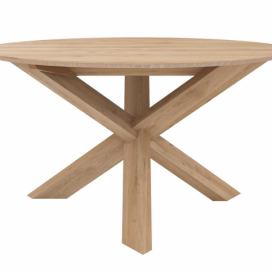 Ethnicraft designové stoly Circle Dinning Table (průměr 136 cm)