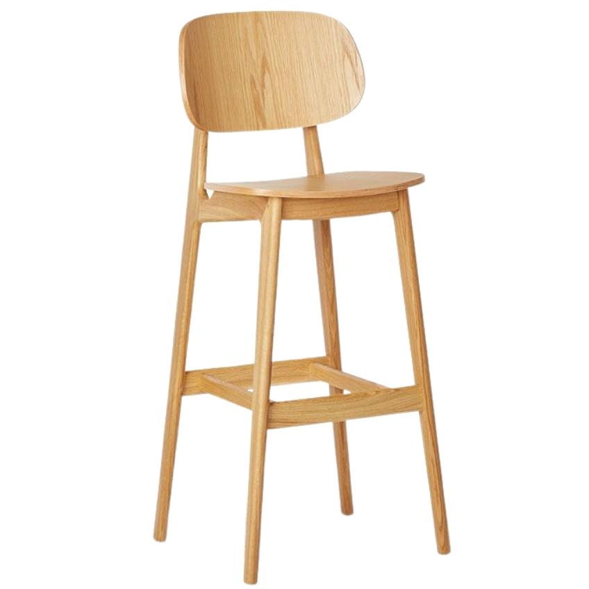 Form Wood Dubová barová židle Rabbit 77 cm - Designovynabytek.cz