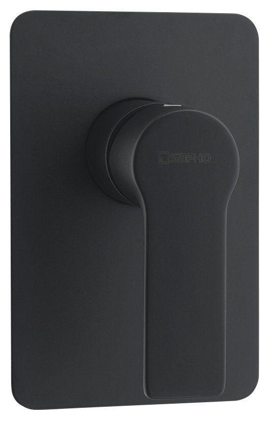 SAPHO - PAX podomítková sprchová baterie, 1 výstup, černá mat XA41/15 - Hezká koupelna s.r.o.