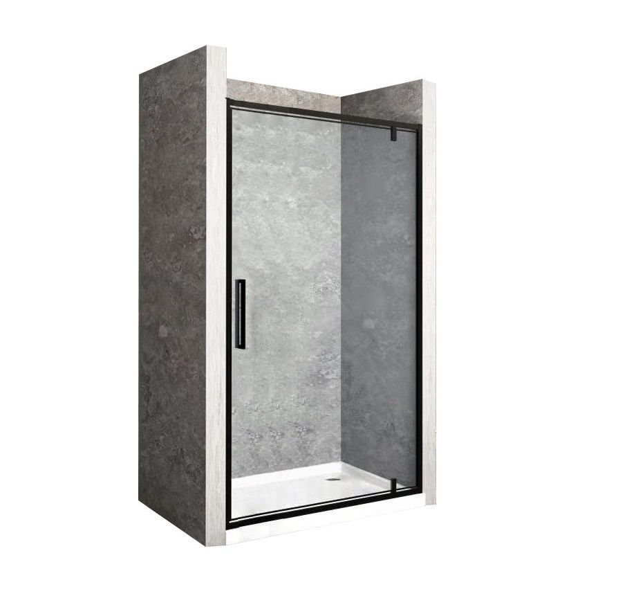 REA - Otevírací sprchové dveře Rapid Swing 90 černé REA-K6409 - Hezká koupelna s.r.o.