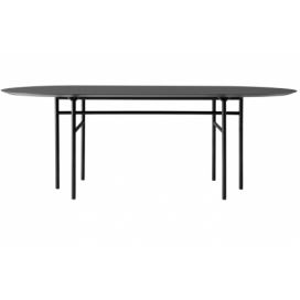 Audo CPH Černý dubový jídelní stůl AUDO SNAREGADE 210 x 95 cm