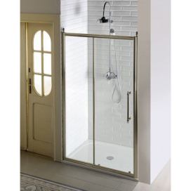 GELCO - ANTIQUE sprchové dveře posuvné,1100mm, ČIRÉ sklo, bronz GQ4211C