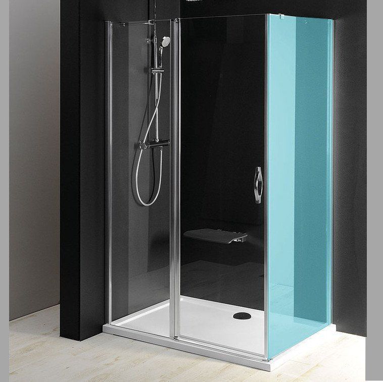 GELCO - ONE sprchové dveře s pevnou částí 1100 čiré sklo GO4811 - Hezká koupelna s.r.o.