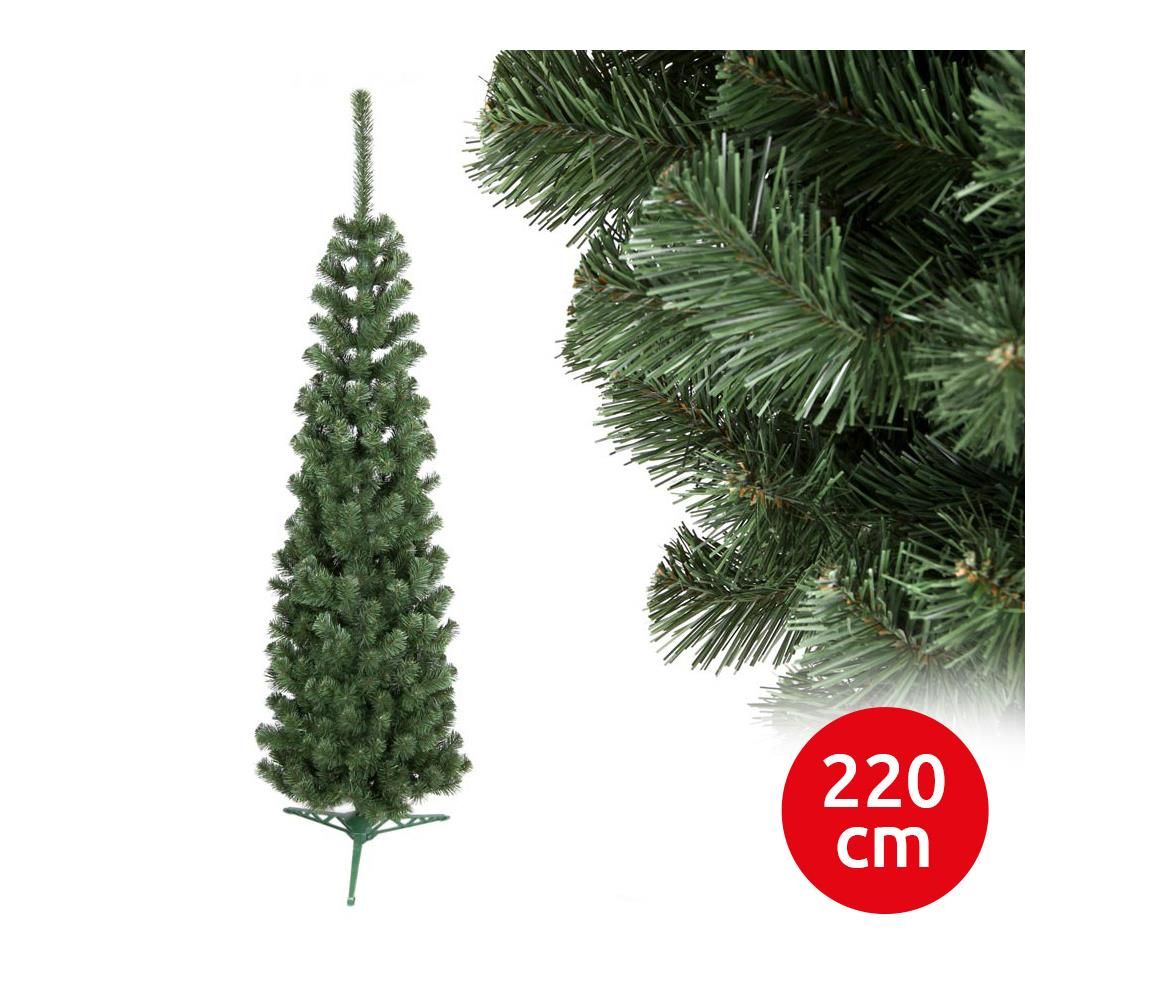  Vánoční stromek SLIM 220 cm jedle  -  Svět-svítidel.cz