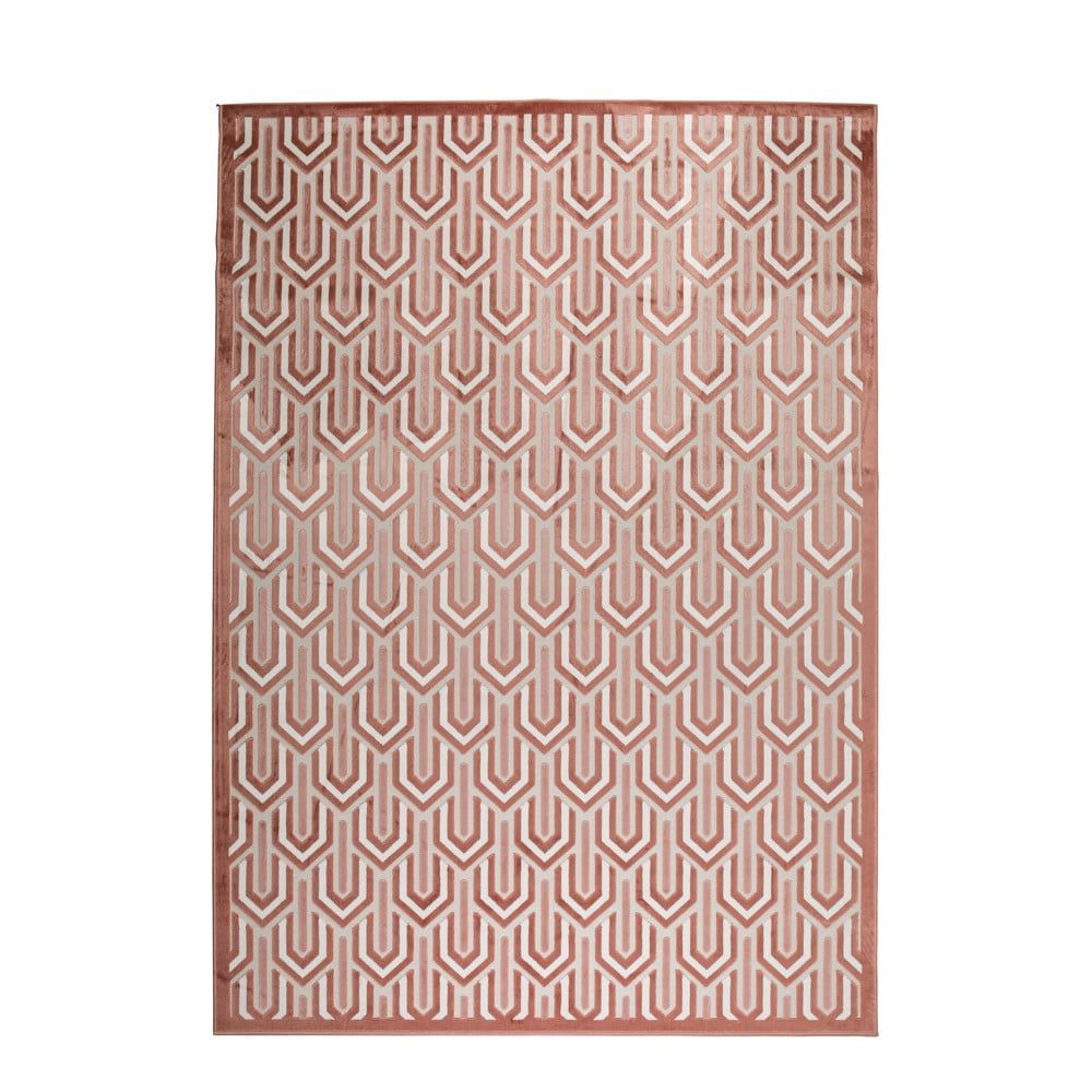 Růžový koberec Zuiver Beverly, 170 x 240 cm - Bonami.cz