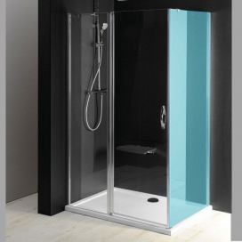 GELCO - ONE sprchové dveře s pevnou částí 1100 mm, čiré sklo GO4811