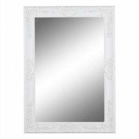 ATAN Zrcadlo MALKIA TYP 9 - dřevěný rám bílé barvy - doprodej ATAN Nábytek