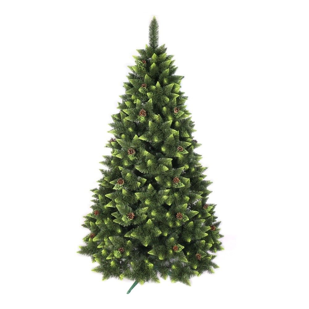 Umělý vánoční stromeček zdobená borovice, výška 220 cm - Bonami.cz