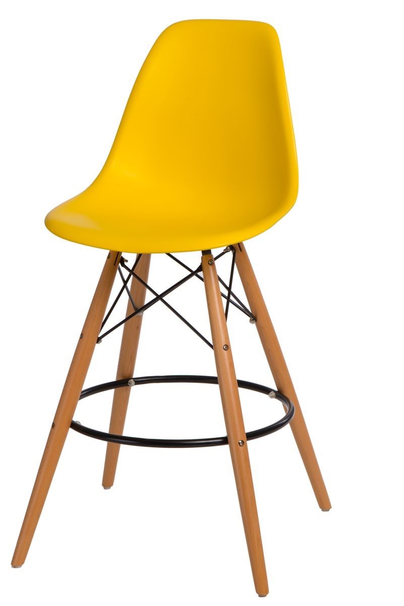  Barová židle P016V PP žlutá - Mobler.cz