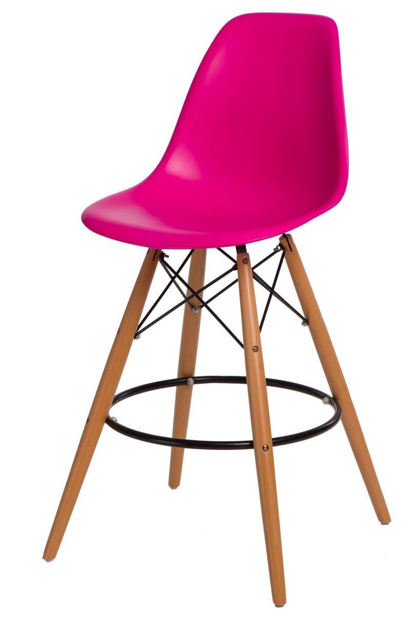 Barová židle P016V PP tmavě růžová - Mobler.cz