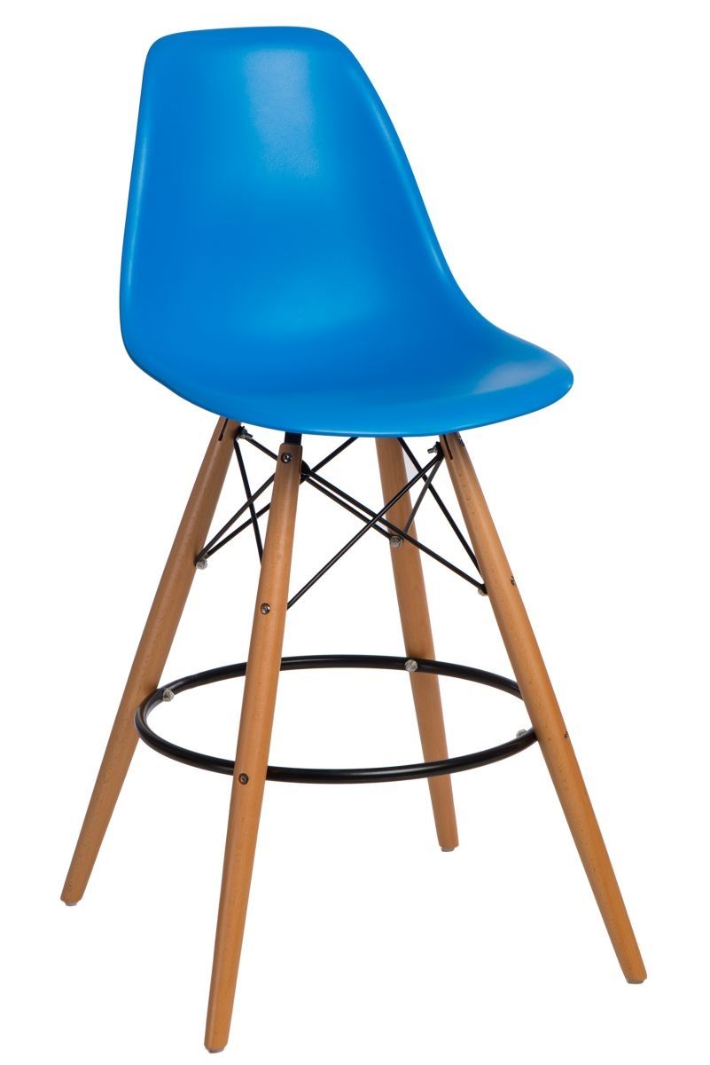  Barová židle P016V PP modrá - Mobler.cz