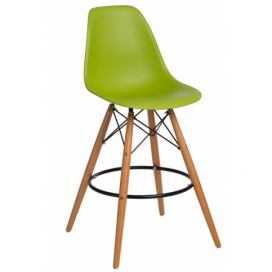 Barová židle P016V PP zelená
