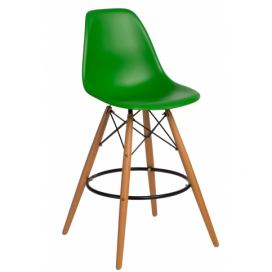Barová židle P016V PP tmavě zelená