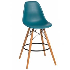 Barová židle P016V PP námořní zeleň
