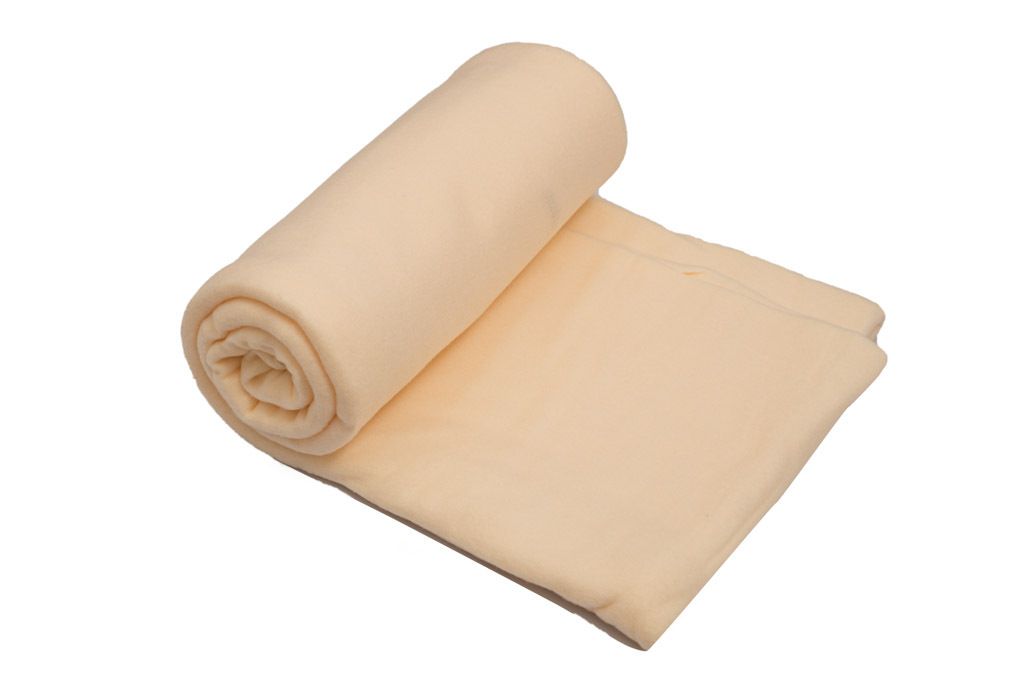 Fleecová deka krémová 150x200 cm - Výprodej Povlečení