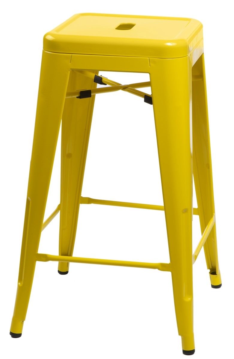  Barová židle PARIS 75cm žlutá insp. TOLIX - Mobler.cz