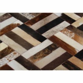  Luxusní koberec, pravá kůže, 70x140, KŮŽE TYP 2
